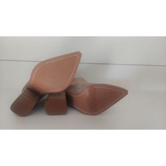 Marc Fisher LTD Oshay Pointed Toe Bootie Cloud Suede/NWOB, Size 5 - Picture 7 of 10